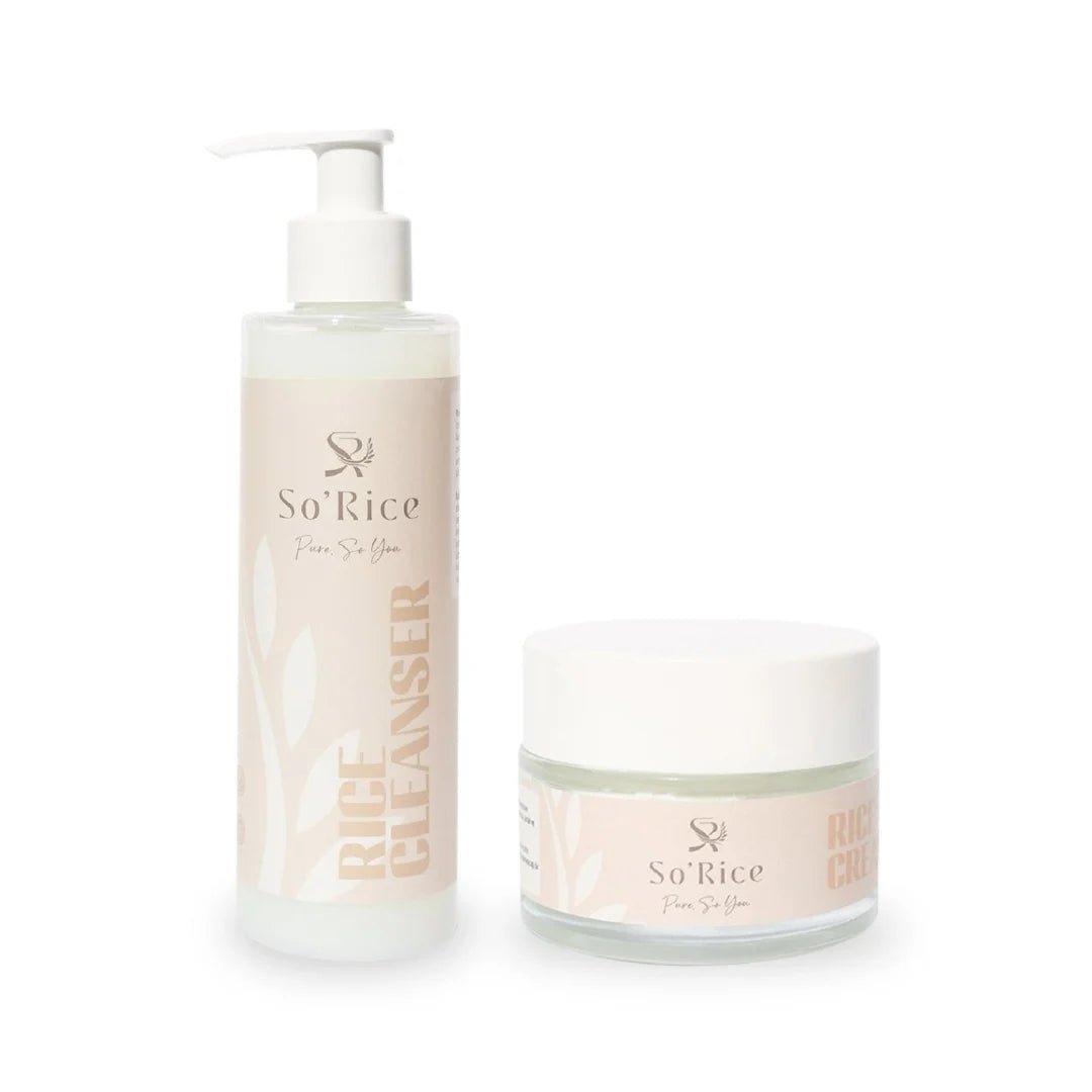 Pirinç Özlü Temizleyici ve Nemlendirici Seti - So'Rice